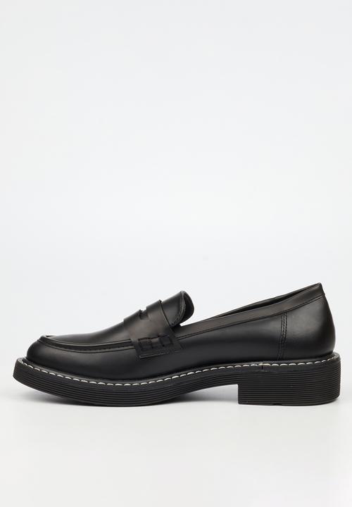 Miss Black - Princeton 5 penny moc derby - black