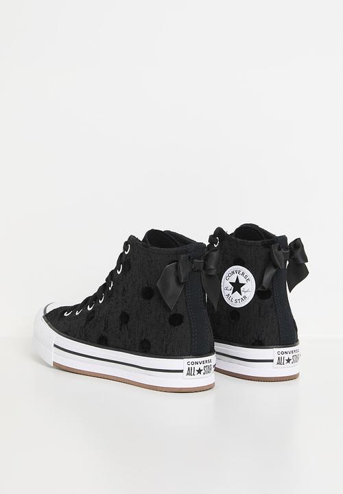 Converse - Chuck Taylor All Star Lift Bow Platform - Black/White/Black