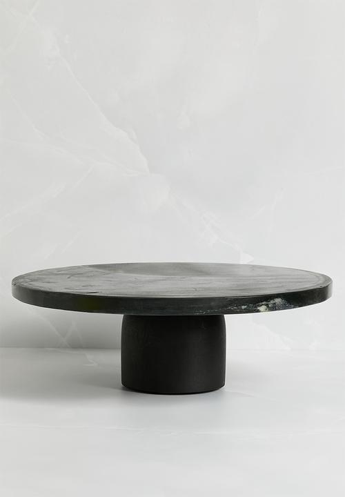Vuro Marble & Wood Stand - Black
