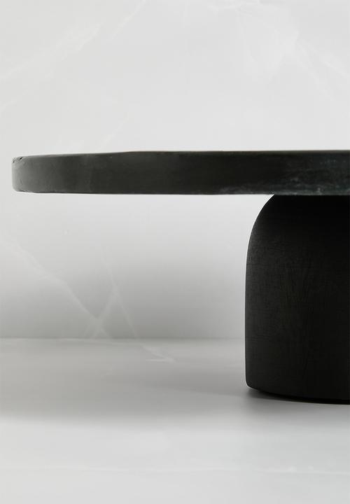 Sixth Floor - Vuro Marble & Wood Stand - Black