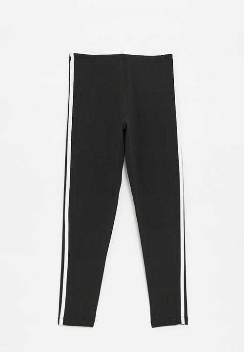 adidas Originals - 3 stripes legging y s26 - black