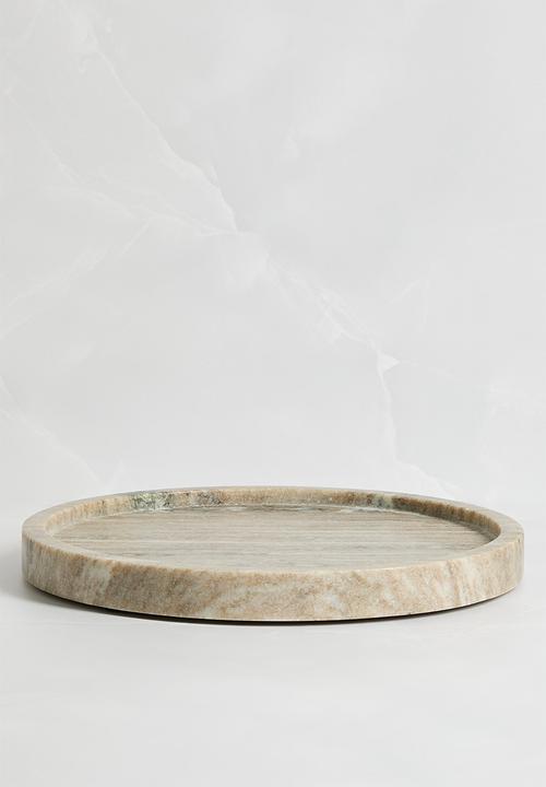 Sixth Floor - Round Marble Platter - Natural