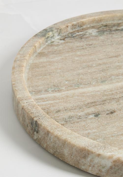 Sixth Floor - Round Marble Platter - Natural