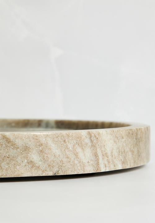 Sixth Floor - Round Marble Platter - Natural