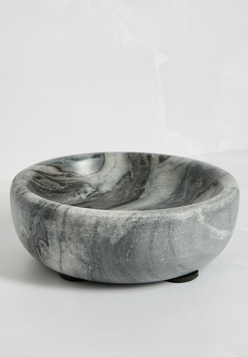 Sixth Floor - Small Trinket Bowls Set of 2 - Grey & White