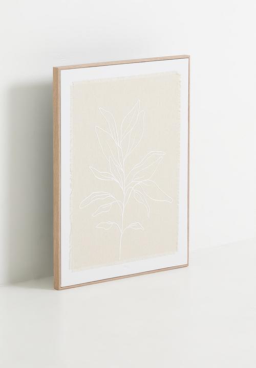 Sixth Floor - Bloom & Fade Set of 2 - Natural Frame