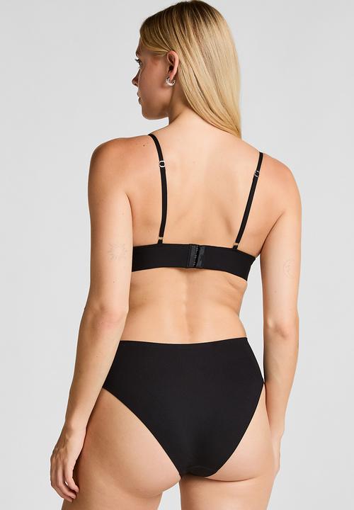 Hunkemoller - Smooth triangle bralette - black