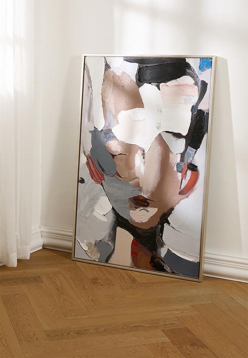 Sixth Floor - Canvas Whispers Wall Art - Natural Frame