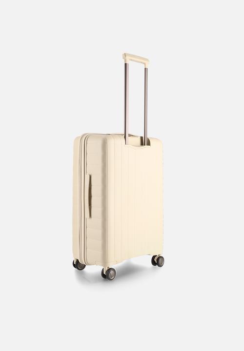 Steve Madden - Manhattan Medium Jet Set Luggage - Cream