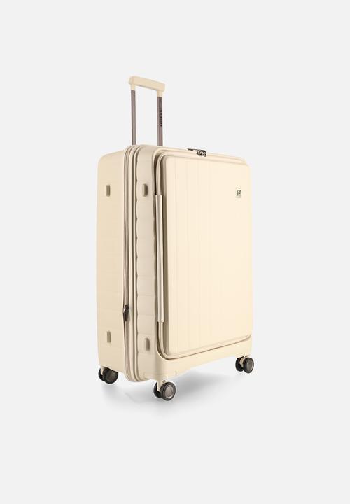 Steve Madden - Manhattan Large Jet Set Luggage - Cream