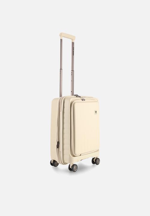 Steve Madden - Manhattan Small Jet Set Carry on Luggage - Cream
