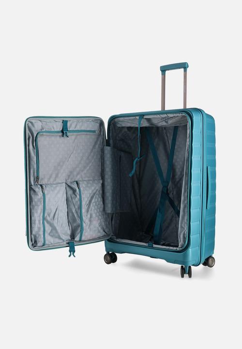 Steve Madden - Manhattan Large Luggage - Teal blue