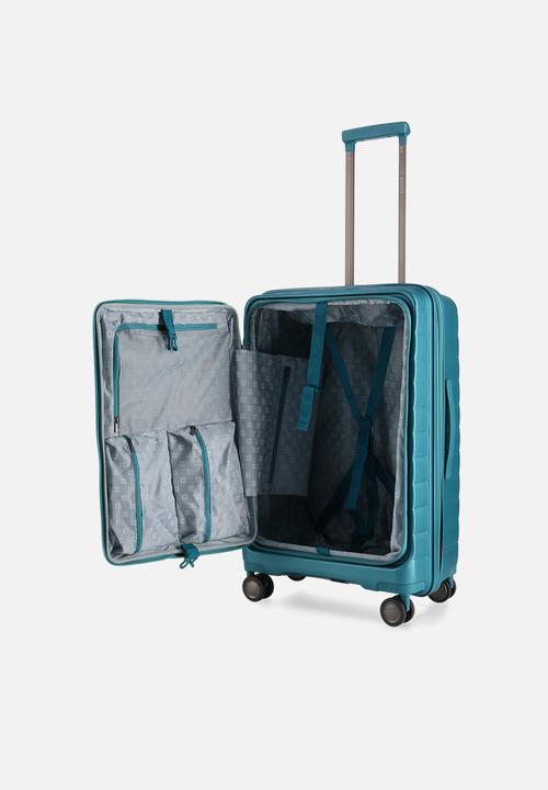 Steve Madden - Manhattan Medium Carry On Luggage - Teal Blue