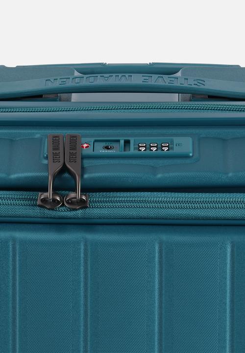 Steve Madden - Manhattan Medium Carry On Luggage - Teal Blue