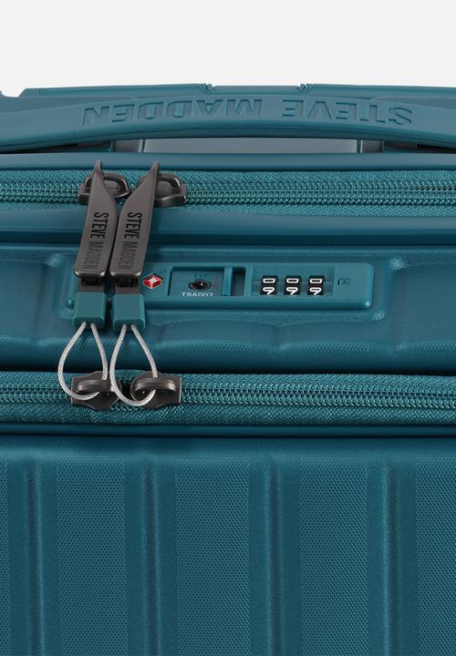 Steve Madden - Manhattan Small Carry On Luggage - Teal Blue