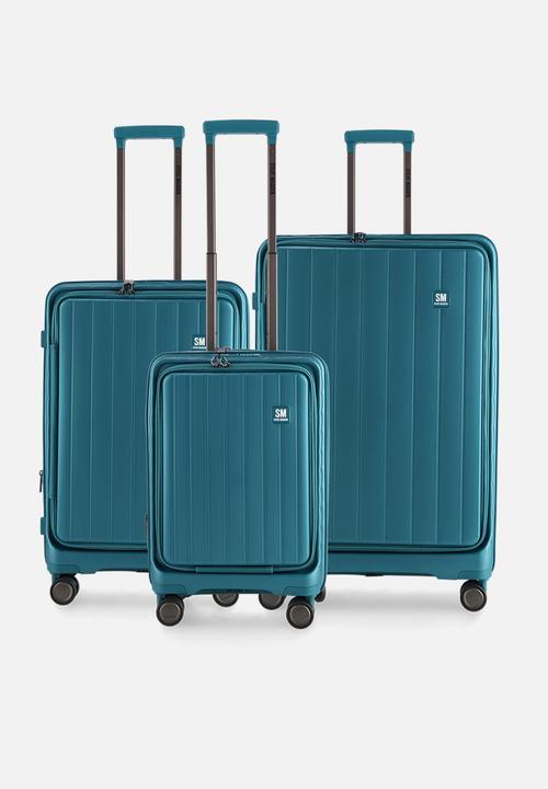Steve Madden - Manhattan Small Carry On Luggage - Teal Blue