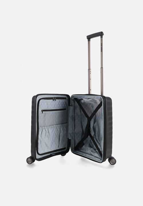 Steve Madden - MANHATTAN JET SET BLACK LUGGAGE - CARRY ON 54cm
