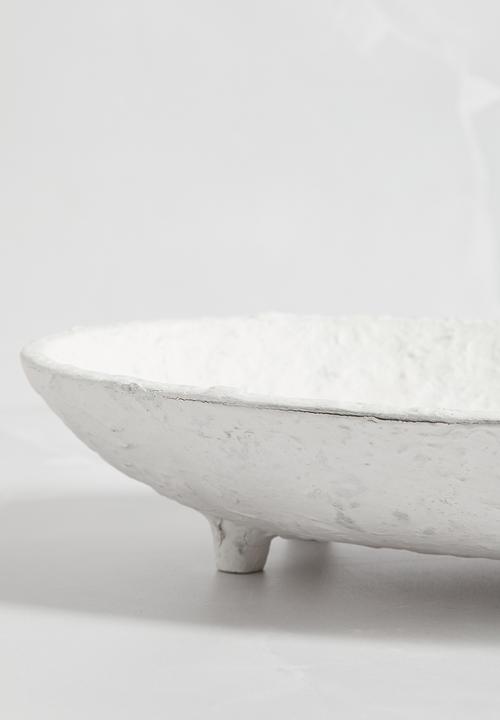 Sixth Floor - Paper Mache Décor Tray - White