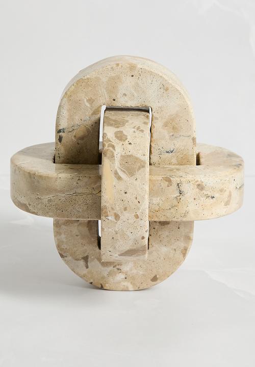 Sixth Floor - Marble Décor Object - Natural