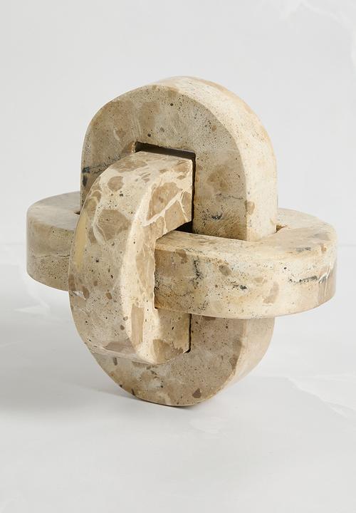 Sixth Floor - Marble Décor Object - Natural