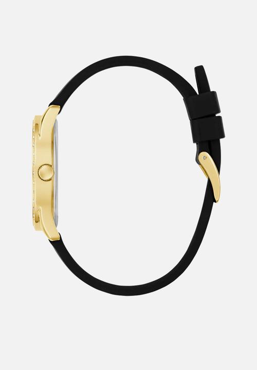 GUESS - Roxy Ladies Analog Watch - Black/Gold