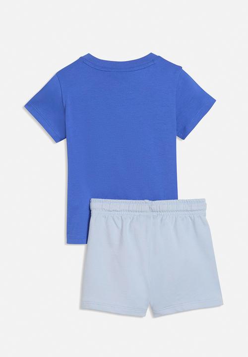 PUMA - Minicats ess tee and shorts set inf - royal sapphire