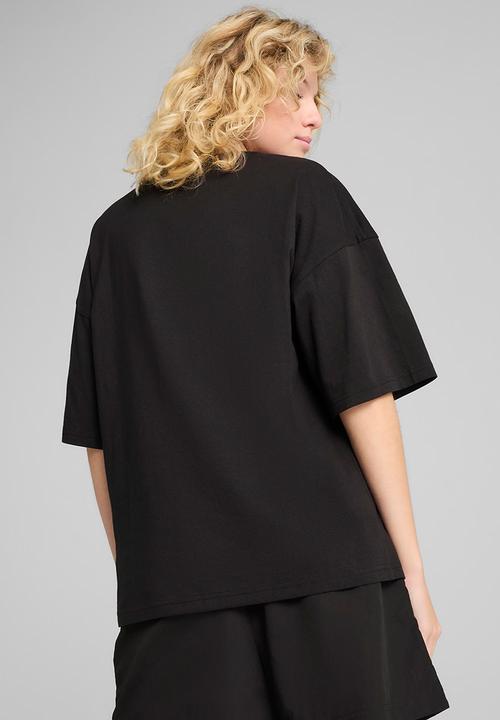 PUMA - Wardrobe Ess Oversized Tee Wck - Puma Black