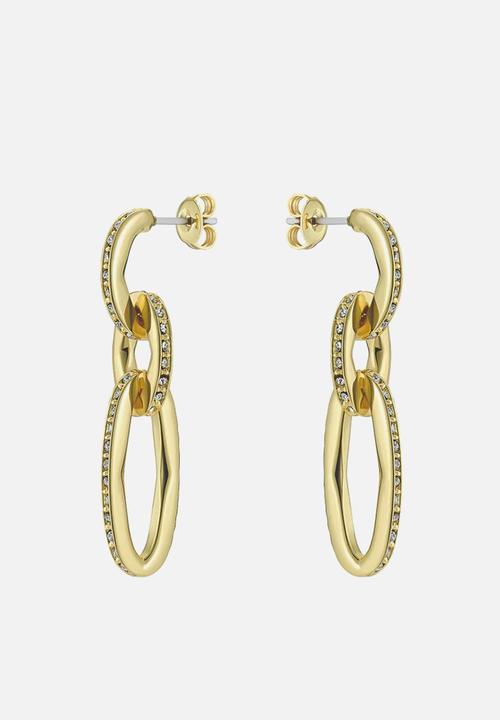 Ted Baker - Shirina crystal shimmer drop  earrings - gold