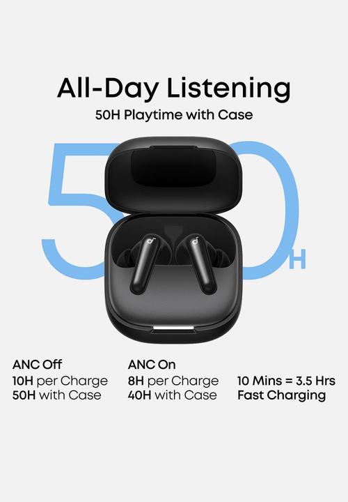 soundcore - Soundcore P31i Earbuds - Black
