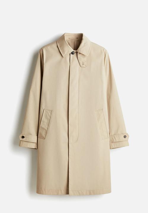 Regular fit car coat - beige - 1262251001