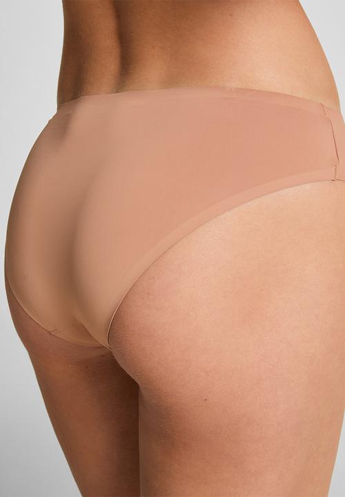 Hunkemoller - 3-pack inv micro Brazilian r - mocha mousse