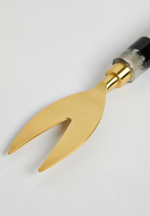 Sixth Floor - Resin Cheese Knives Set of 3 - Black