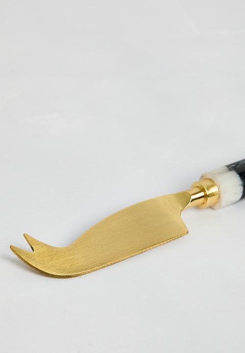 Sixth Floor - Resin Cheese Knives Set of 3 - Black