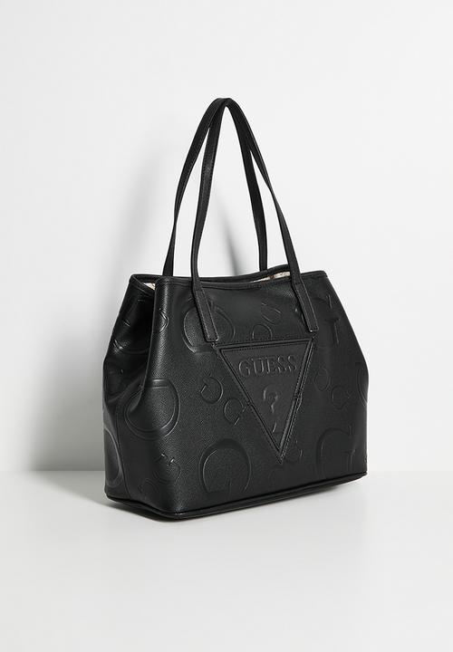 GUESS - Portini trap  tote bag - black