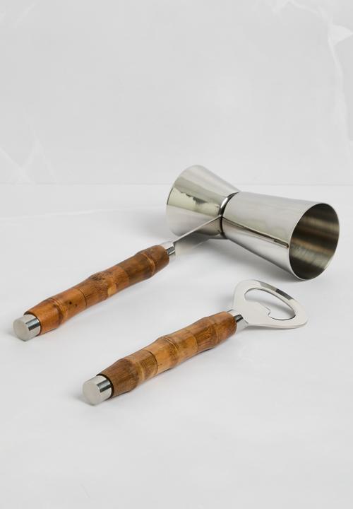 Sixth Floor - Bamboo Bar Tools Set of 2 - Natural