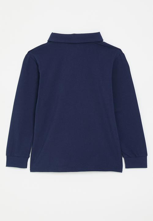 Pop Candy - Long sleeve golfer tee - navy blue