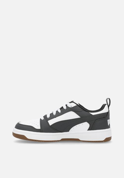 PUMA - Puma Rebound V6 Lo Jr - Puma White-Dusky Gray-Gum