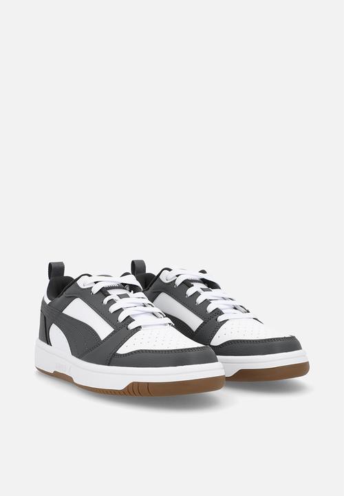 PUMA - Puma Rebound V6 Lo Jr - Puma White-Dusky Gray-Gum