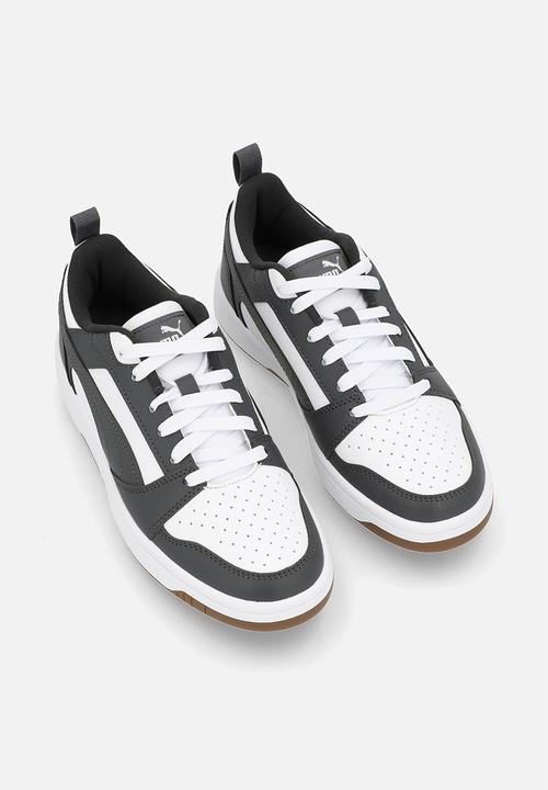 PUMA - Puma Rebound V6 Lo Jr - Puma White-Dusky Gray-Gum