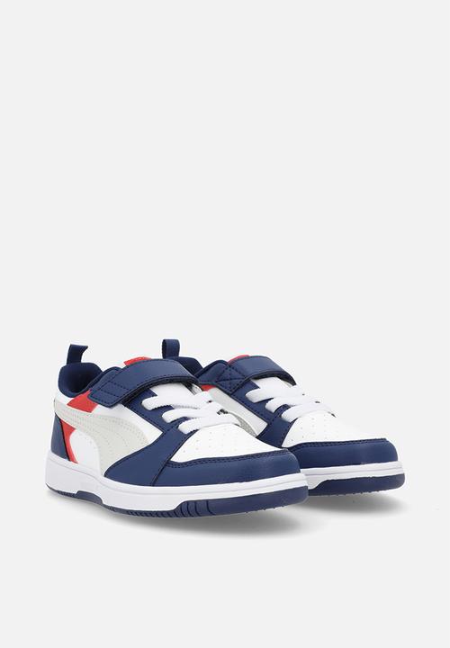 PUMA - Puma Rebound V6 Lo Ac+ Ps - Blue Jewel-Feather Gray-Puma White