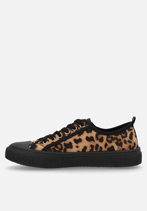Miss Black - Cortado 1 toe cap sneaker - leopard