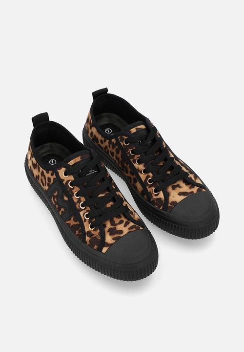 Miss Black - Cortado 1 toe cap sneaker - leopard