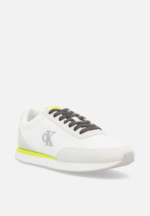 Calvin Klein - Retro Runner Lace Up - White Evening Primrose Lily White