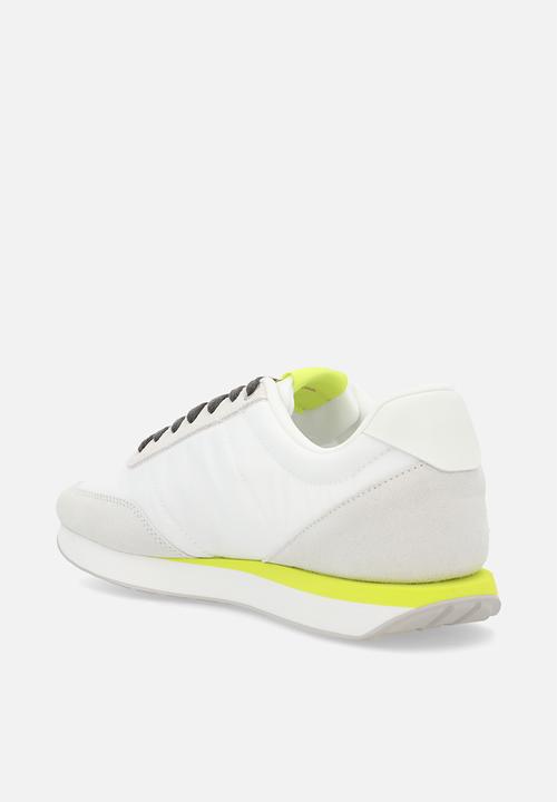 Calvin Klein - Retro Runner Lace Up - White Evening Primrose Lily White
