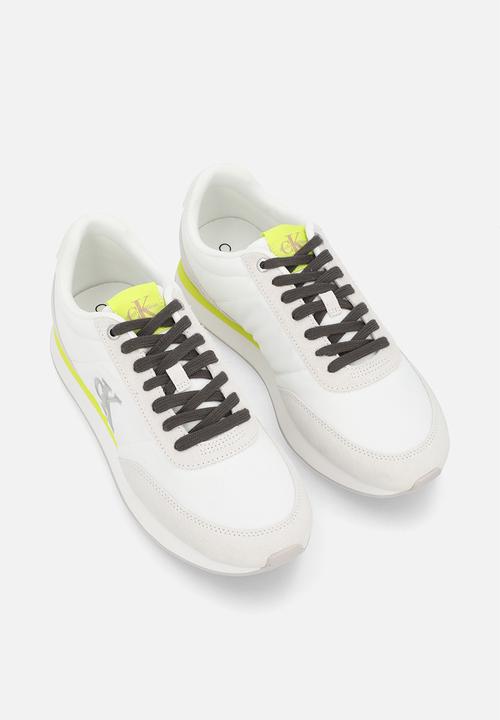 Calvin Klein - Retro Runner Lace Up - White Evening Primrose Lily White