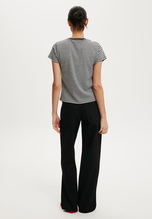 Cotton On - Low rise straight jean - aquarius black