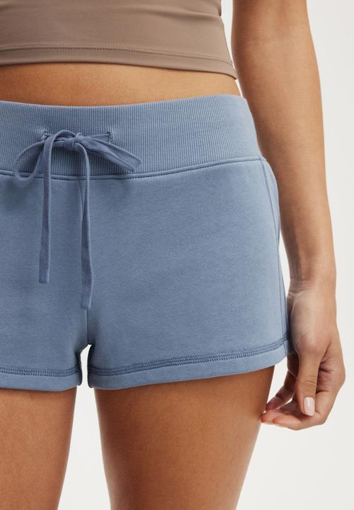 Cotton On - Wide band micro sweatshort - weathered blue