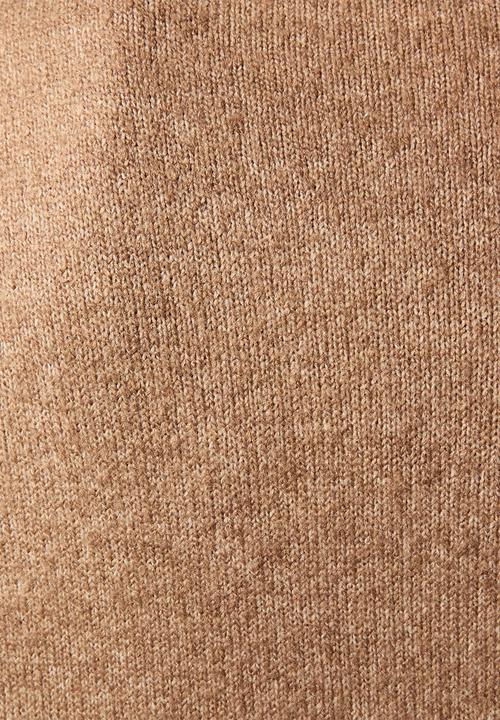 New Look - High Neck Midi Dress - mink