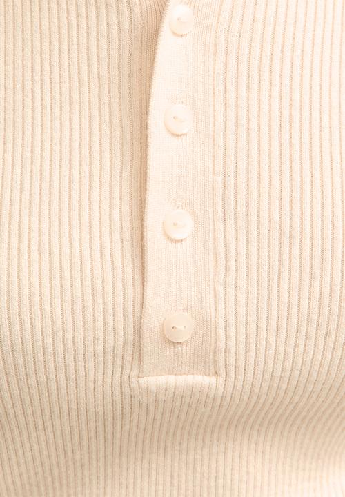 New Look - Mock shell collar henly - cream
