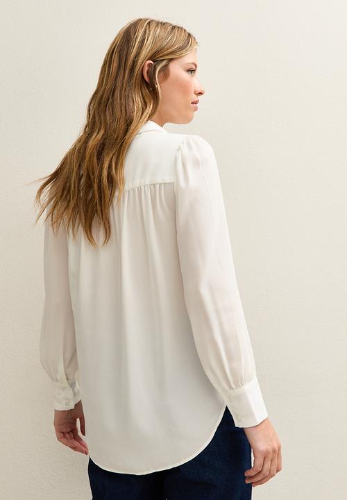New Look - K vde plain colleen ls shirt - stone